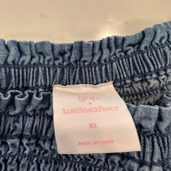 LoveShackFancy Blue Ruffled Skirt - Picture 2 of 4